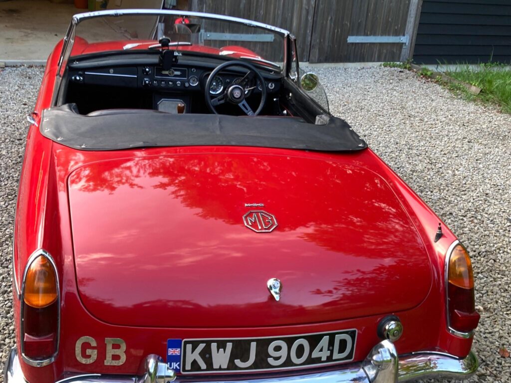 1966 - MG MGB 1.8 Roadster Convertible 2dr Petrol Manual (97 bhp) - £9750